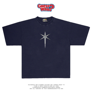 T恤古着颓废风 艺术家系列oldschool重磅短袖 萬物All Nature