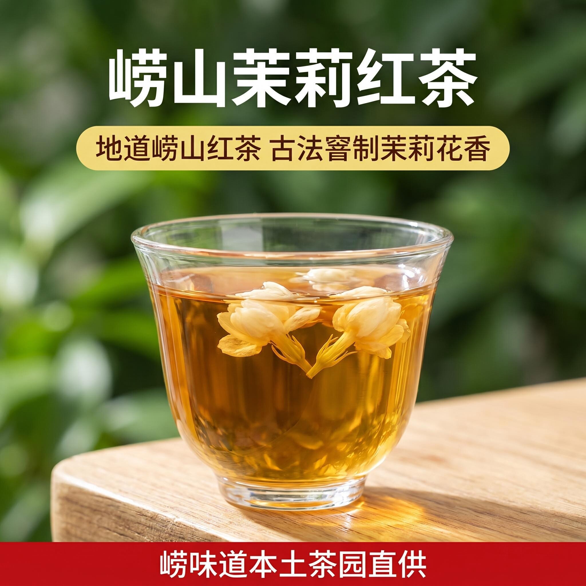 崂山茉莉红茶2026浓香送礼图片