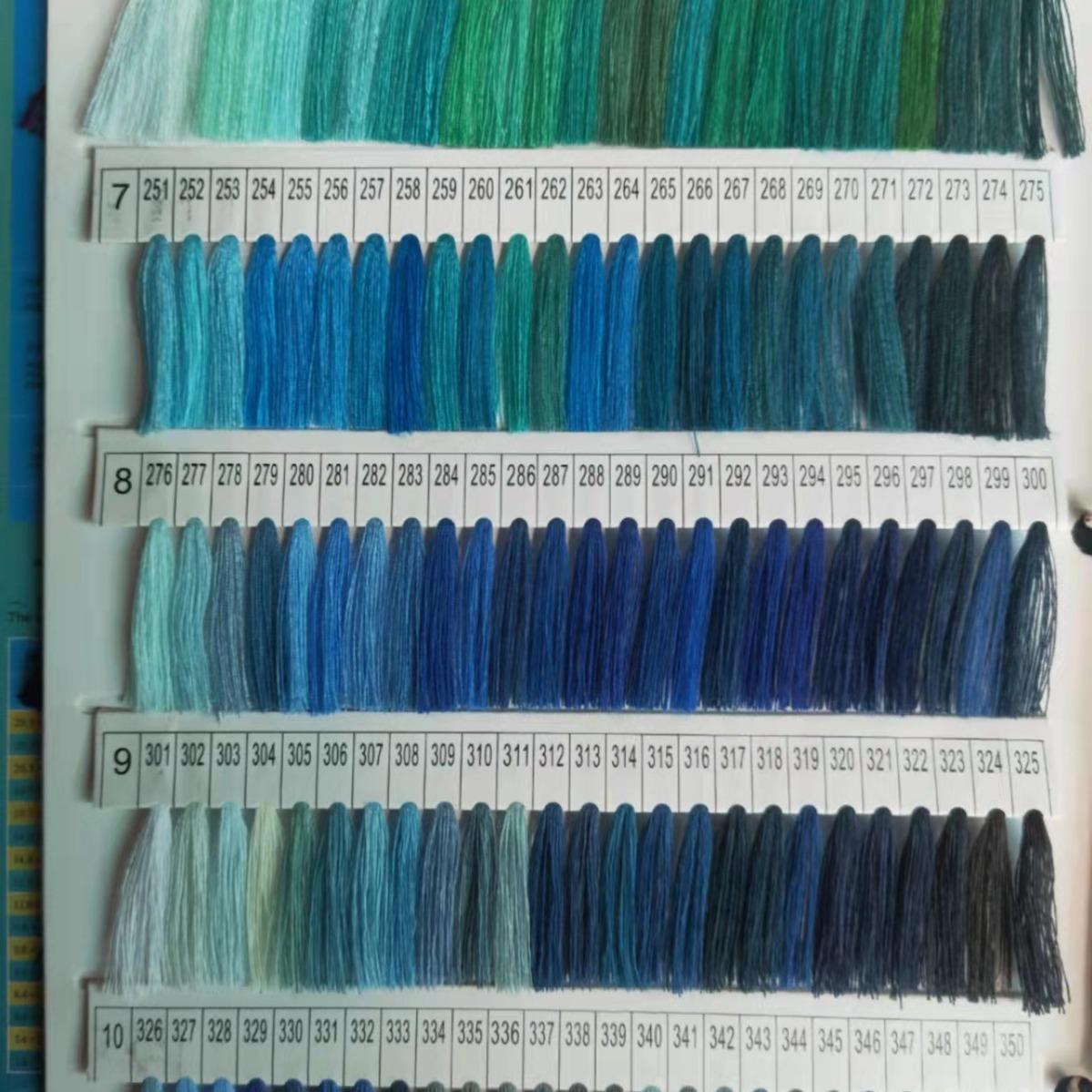 服装家纺缝纫线色卡/涤纶线色卡/标准色卡线卡 900色 满2万退费用
