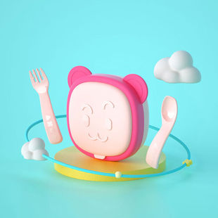 奥克兔兔又妈优选儿童水杯不锈钢宝宝吸管杯喝牛奶杯子保温草莓熊