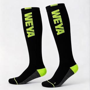 WEYA滑雪袜女高筒袜专业加厚保暖男棉袜徒步雪袜户外登山防寒长袜