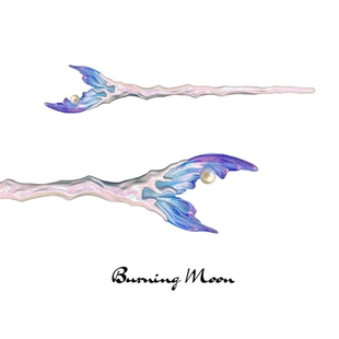 原创 沧海遗珠 鱼尾发簪 仙女风人鱼簪子海洋发饰