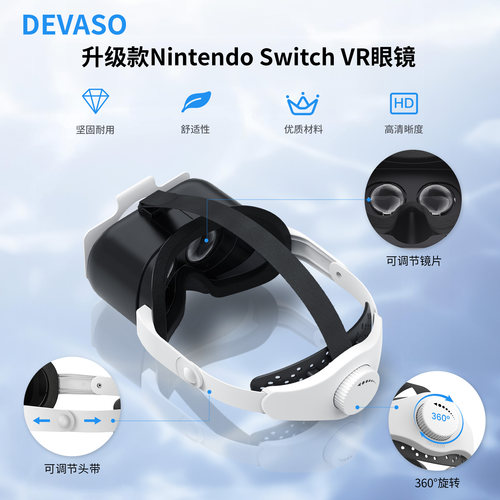 任天堂SwitchVR眼镜3D高清可调节