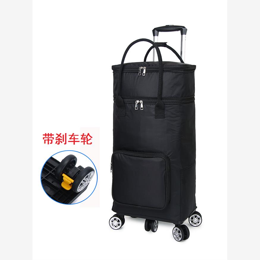 家用拉杆购物车带刹车万