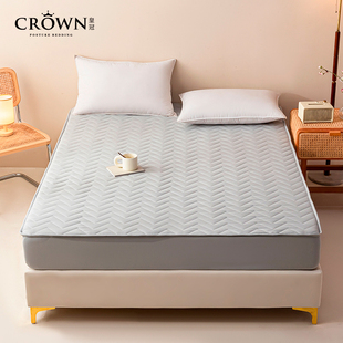 皇冠防水隔尿床笠单件床垫保护罩夹棉防尘罩抗菌床单罩四季 通用