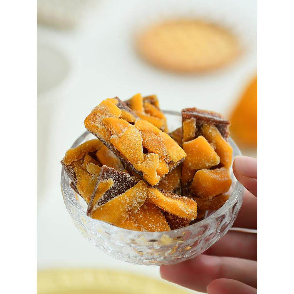 粒粒芒梅 大颗芒果梅片 梅子小零食果干蜜饯梅有芒果梅干休闲小吃