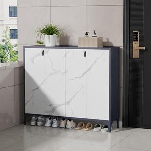 钢制鞋柜家用门口楼道室外大容量带锁入户玄关铁艺储物柜防尘鞋架