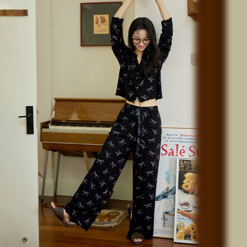 微醺小姐女亲肤柔软家居服套装