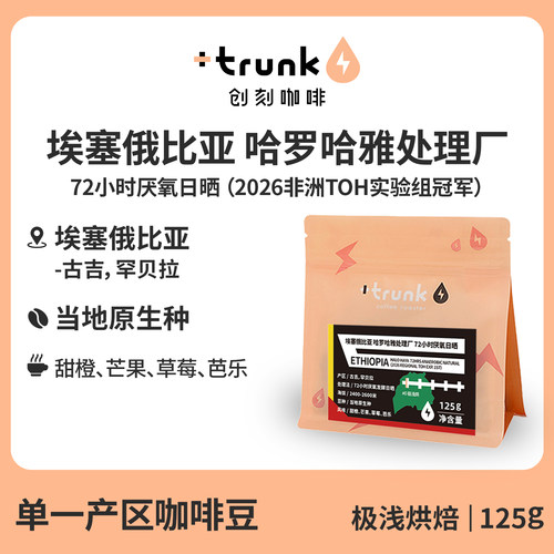 埃塞俄比亚雅非洲TOH冠军咖啡豆