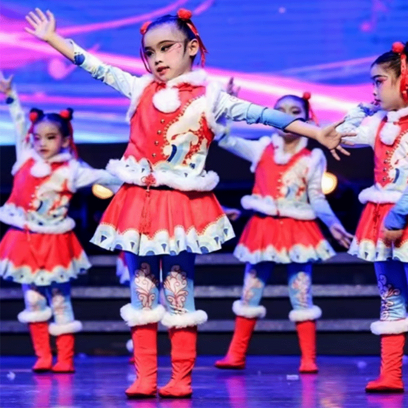 元旦新年灯笼舞演出服