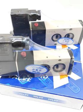 4M310-08气动电磁阀210一08DC24V二位五通AC220V板式气阀4M310-10