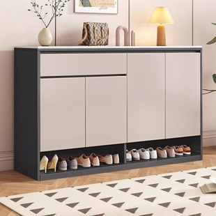 鞋柜入户玄关柜一体家用门口大容量储物柜置物架客厅换鞋凳门厅柜