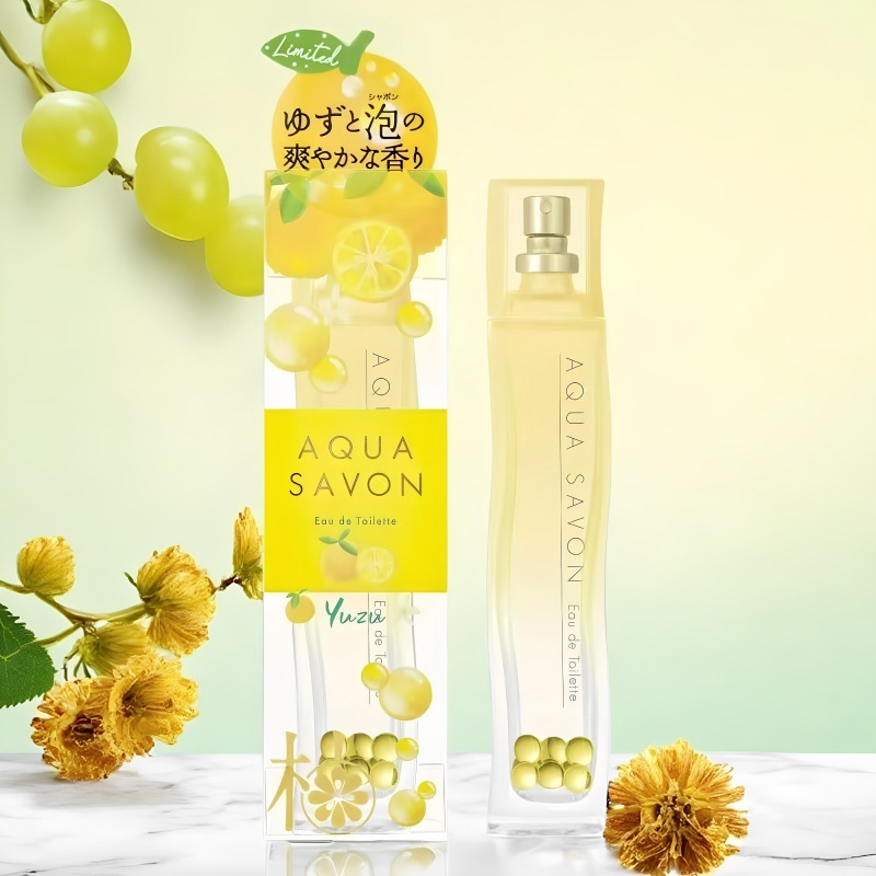 日本AQUA SAVON香水柚子白葡萄酒樱花金桂花清新持久留香试香小样