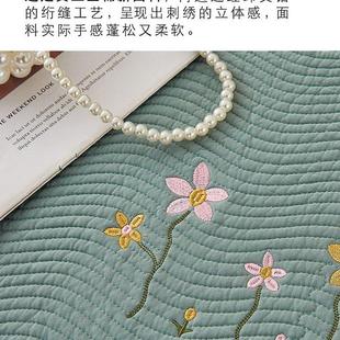 通用防滑布艺纯棉坐垫子沙发套罩巾靠背盖布 小清新全棉沙发垫四季