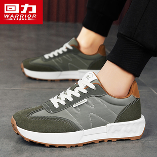 回力男鞋2025秋新款透气运动休闲板鞋轻便青少年爆款软底增高鞋潮