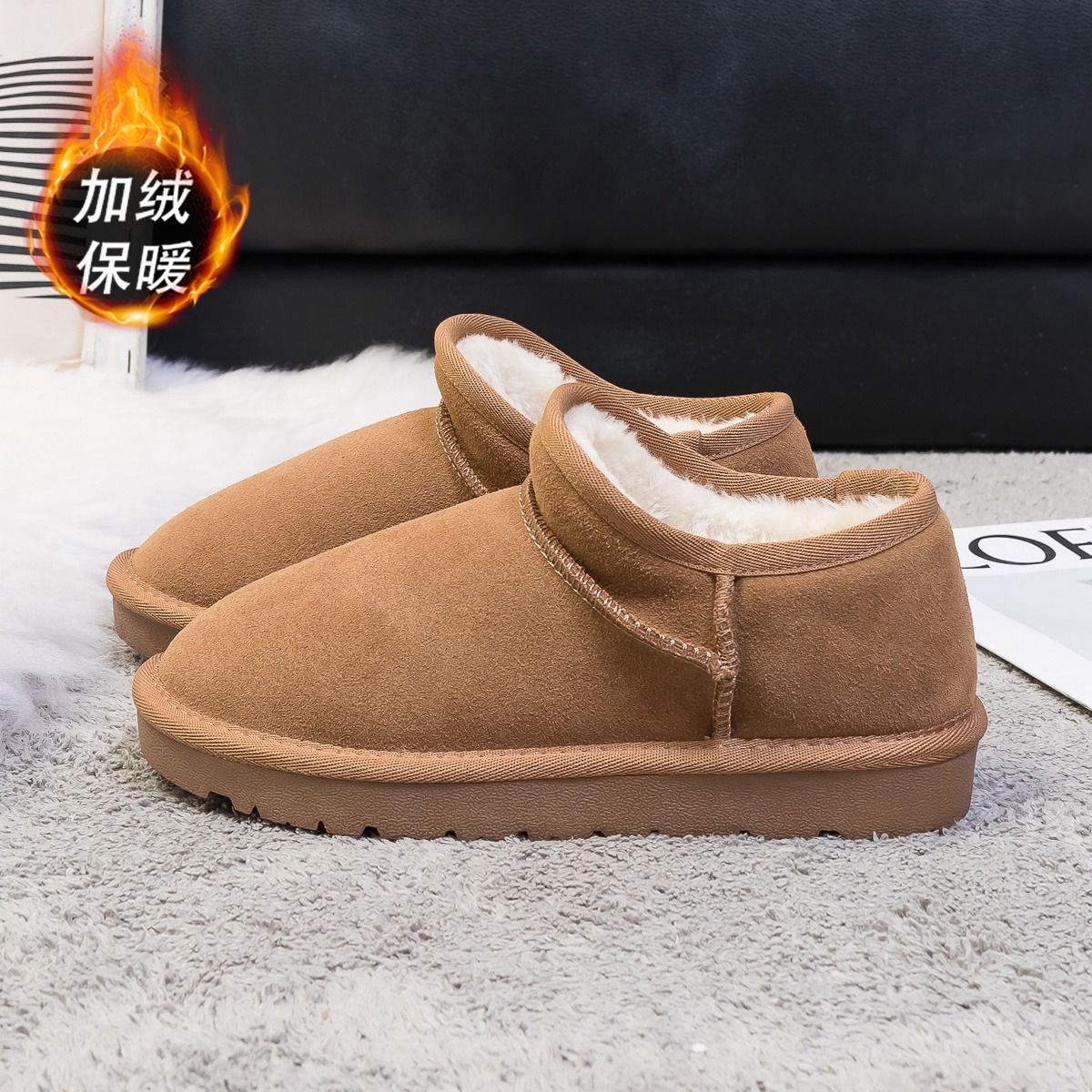 回力女鞋冬季鞋子2025冬季新款洋气加绒加厚保暖防寒舒适棉靴子女