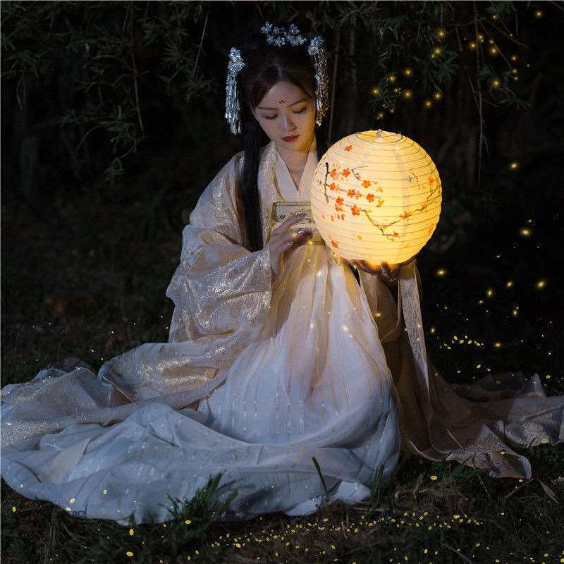 HANFU 성인 여성 봄 여름 새 토끼 년 EMBROI