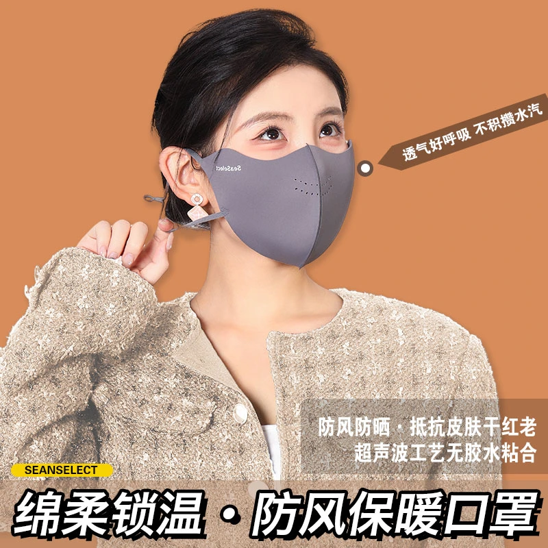 亲肤绵柔立体加后保暖口罩