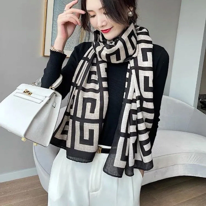 棉麻格子围巾女秋冬保暖高级感韩系百搭披肩两用2025新款系脖丝巾,服饰配件/皮带/帽子/围巾,围巾/丝巾/披肩,淘宝优惠券,粉丝福利购,淘宝优惠卷