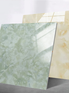 翡翠绿地板砖800x800客厅卫生间地砖绿色瓷砖600x600防滑玉石磁砖