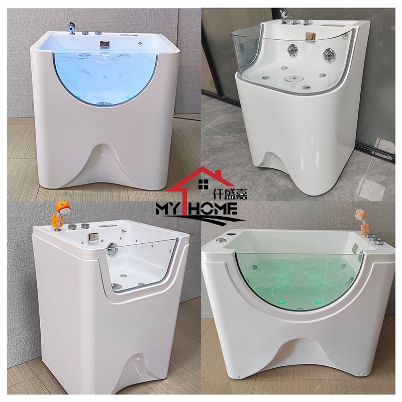 家用浴缸大小型洗猫狗浴盆宠物按摩洗澡池宠物店专用小型宠物浴缸