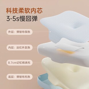 德国凯伦诗睡饱枕护颈椎深睡眠枕头家用牵引按摩枕侧睡无压枕芯