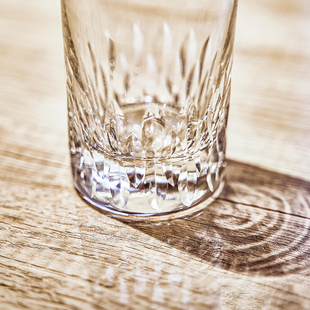 精选意大利DUENDE进口手工刻花水晶玻璃杯家用水杯套装泡茶果汁杯