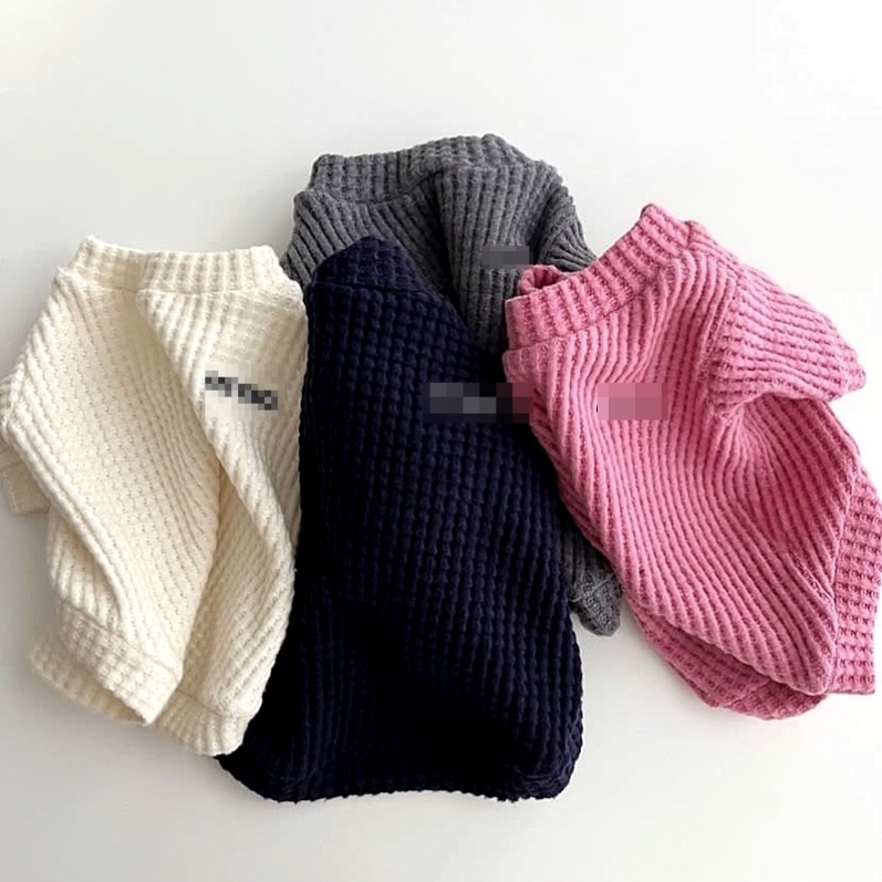 抹茶宠物秋季华夫格打底衫泰迪比熊博美贵宾雪纳瑞猫咪小狗狗衣服