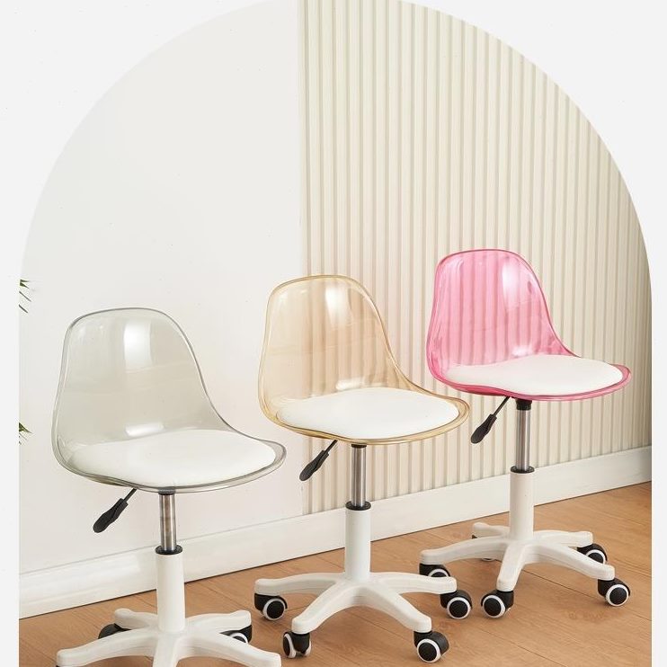 电脑椅小巧舒服美甲店升降旋转椅书桌凳子靠背座椅学习椅子公椅