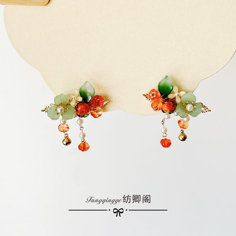 【南枝】古风发饰可爱水果对夹