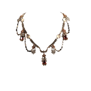 古风汉服西域公主项链原创异域风敦煌坦领唐风璎珞古典国分锁骨链