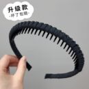 少女洗脸压发专用神器头箍气质纯色头饰发饰 带齿防滑发箍2025新款