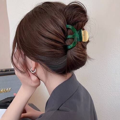 高级感醋酸抓夹女2025新款