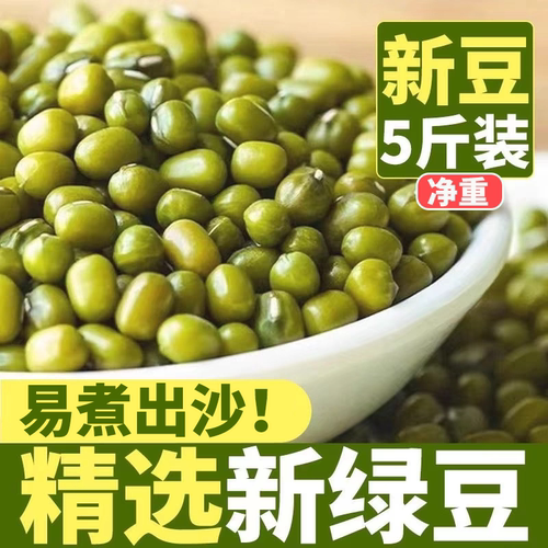 【精品】云南新绿豆解暑青豆新绿豆汤绿豆糕新鲜五谷杂粮清热新货