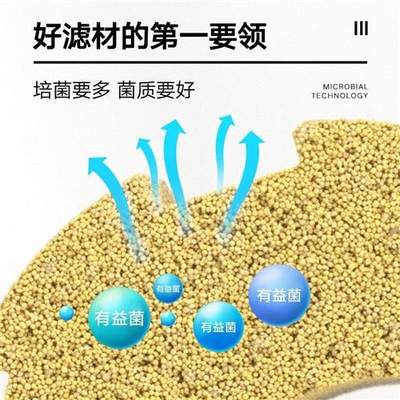 百因美鱼缸滤材细菌屋不掉渣过滤材料纳米砖生化球水族箱硝化培菌