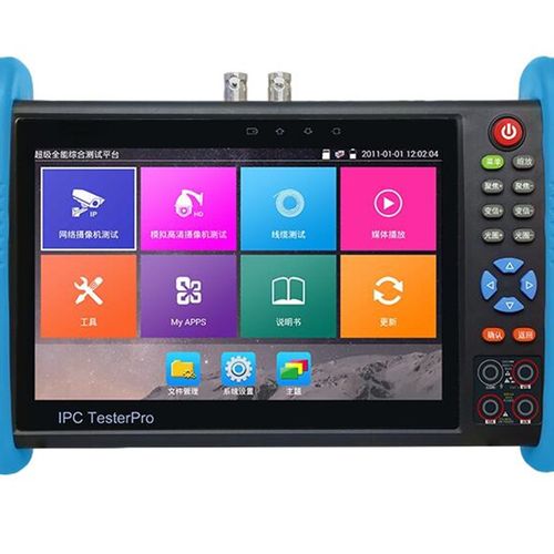 工程宝IPC9800plus 同轴AHD CVI TVI SDI测试 H.265 4K POE 12V