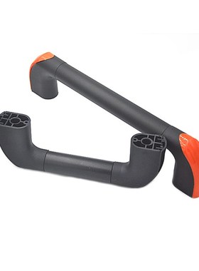 25mm圆管铝合金拉手34mm机床防护门管状拉手橙色机械数控门把手