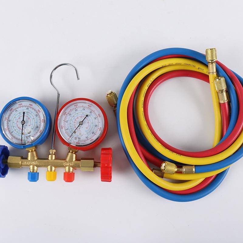 家用多功能空调汽车配件加氟冷媒加注表组合表用仪器仪表压力表