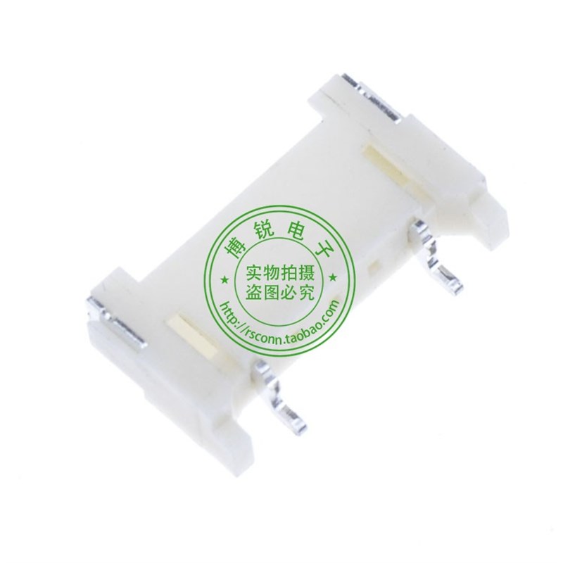 BH4.0 电子连接器 2PIN卧贴针座 替代JST 5缺3 2芯编带包装