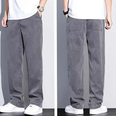 2024 Summer Jeans for Men Thin Soft Lyocell Fabric Loose Str