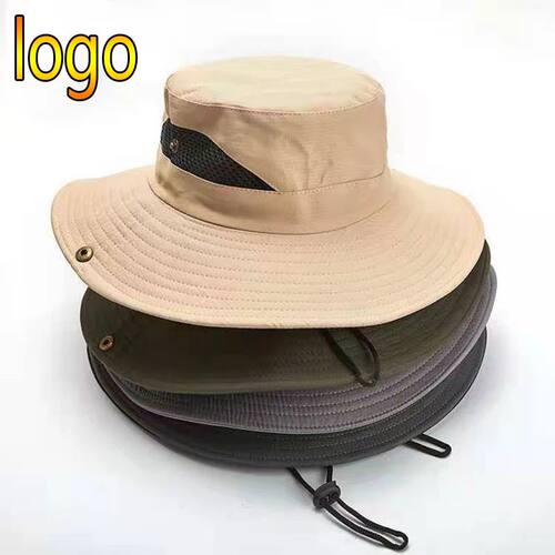 New Custom Logo Unisex Breathable Fisherman's Hats Anti Uv C