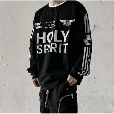High Street False Vintage 2025SS Retro Stripe Embroidered Lo