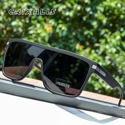 CRIXALIS Fashion Polarized Sunglasses For Men Square Oversiz