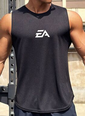 Summer New Trend Men's Pullover Round Neck Mesh Bottom Shirt