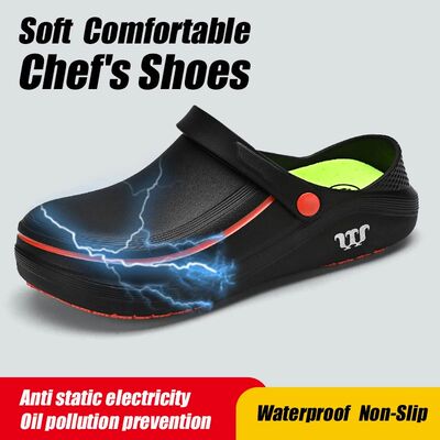 Men Sandals Garden Clogs Waterproof Anti-Slip Oil-Resistant