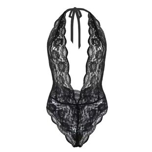 Sexy Bodysuit For Woman Open Bra Crotchless Underwear Sexy L