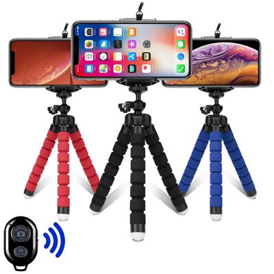 Tripods Tripod For Phone Mobile Camera Holder Clip Smartphon
