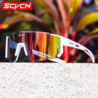 SCVCN New Outdoor Cycling Sunglasses Men Road Driving Bike G