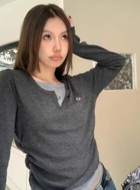 2024 Autumn Winter Long Sleeves Korean Fashion Style O-neck