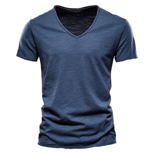 neck Men Slim Design Fashion shirt Cotton AIOPESON100%